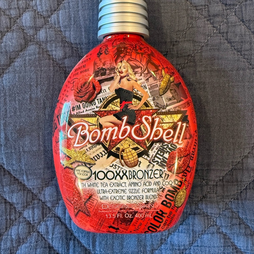 Designer Skin Bomb Shell Tanning Lotion 100XX Bronzer with White Tea Extract